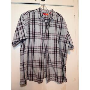 Men's Chispa Plaid Short Sleeve Shirt XL